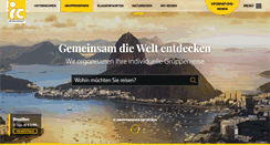 Desktop Screenshot of ic-gruppenreisen.de